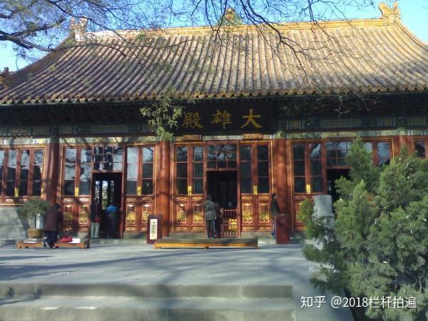 A scenic view of Xinzhou Guangji Temple Main Hall