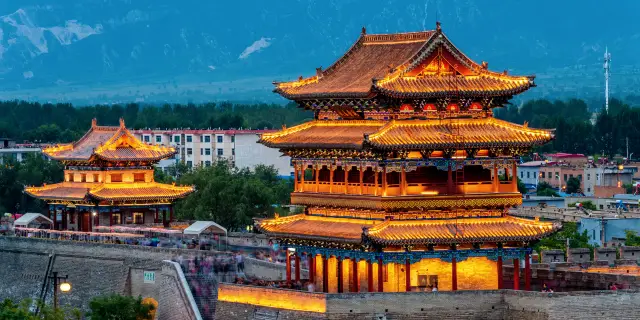 A scenic view of Xinzhou Hongfu Temple Dingxiang