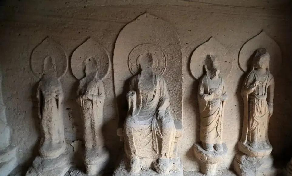 A scenic view of Xinzhou Jingle Jingju Temple