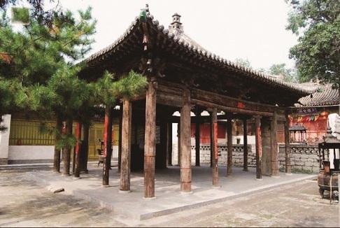 A scenic view of Xinzhou Liuhui Hongfu Temple