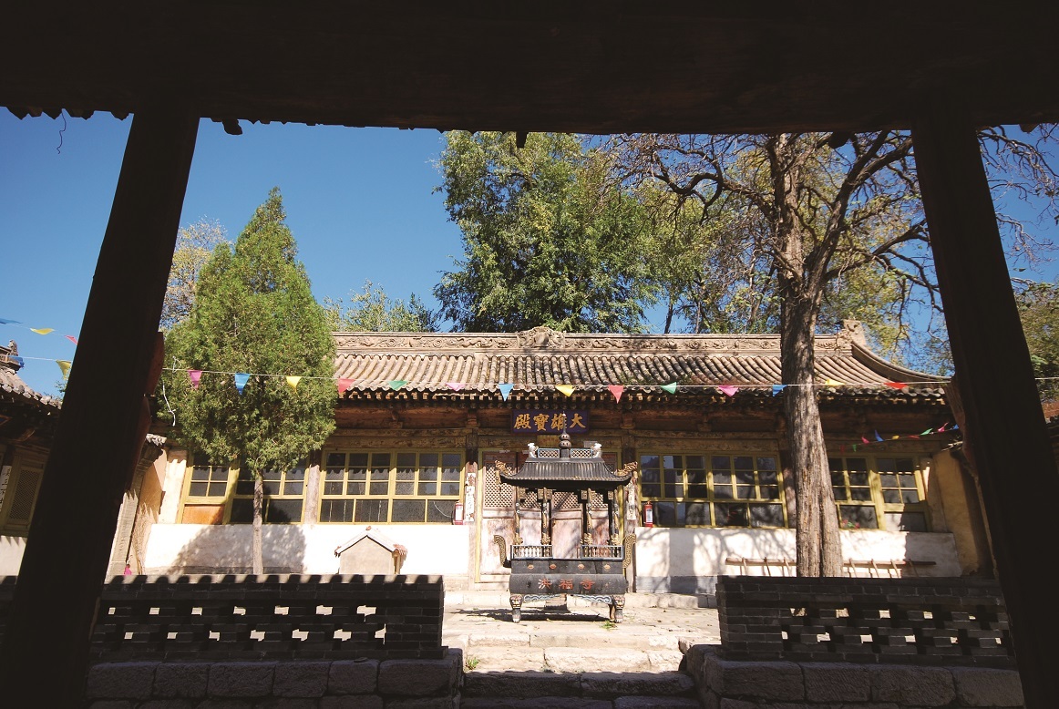 A scenic view of Xinzhou Liuhui Hongfu Temple
