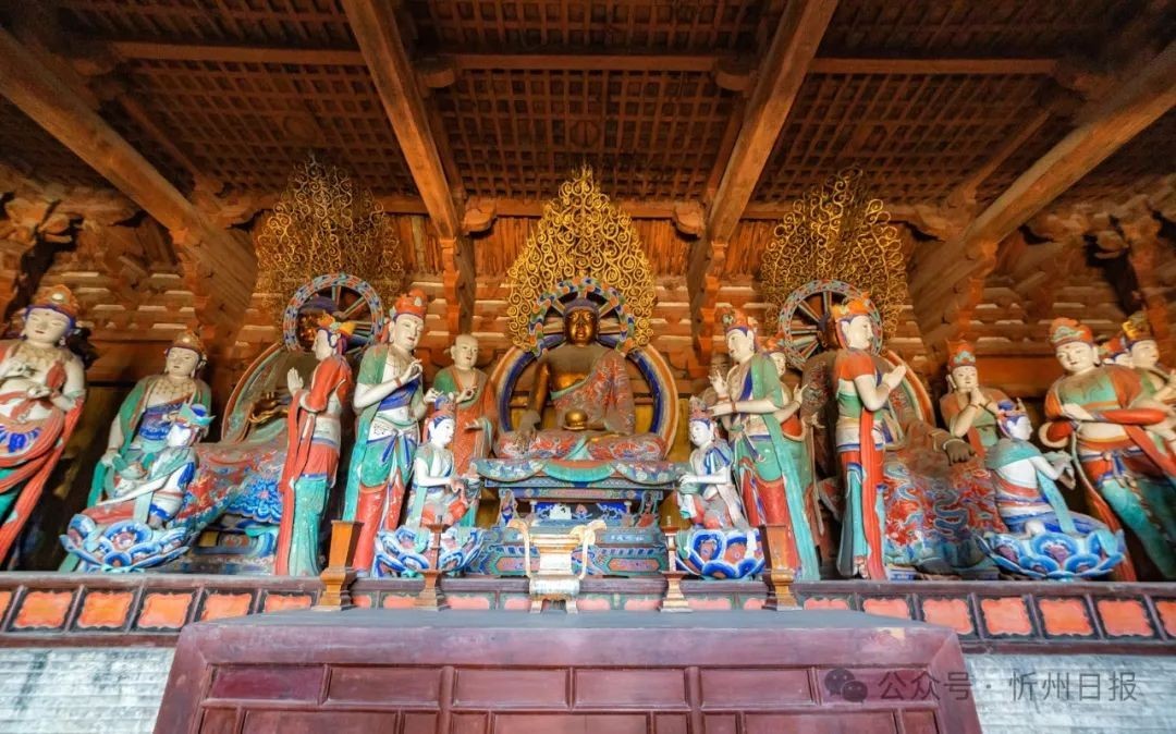 A scenic view of Xinzhou Luohou Temple