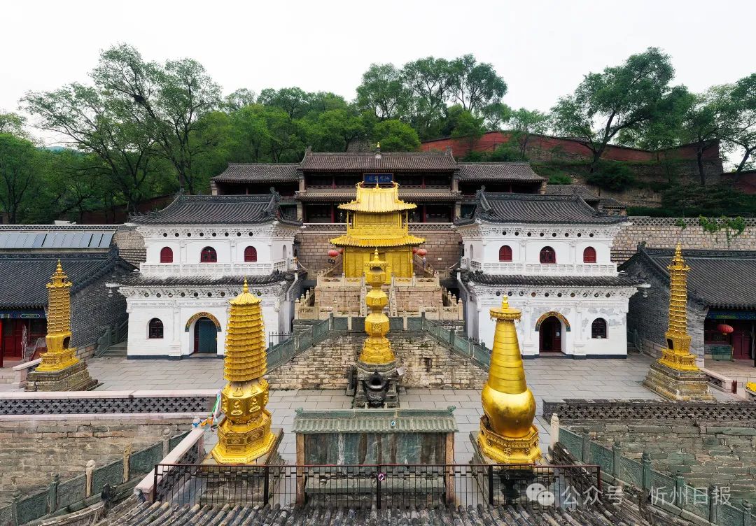 A scenic view of Xinzhou Luohou Temple