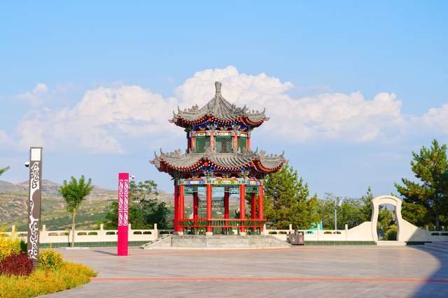A scenic view of Xinzhou Sansheng Temple Fanshi