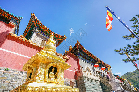 A scenic view of Xinzhou Wutaishan Nanshan Temple