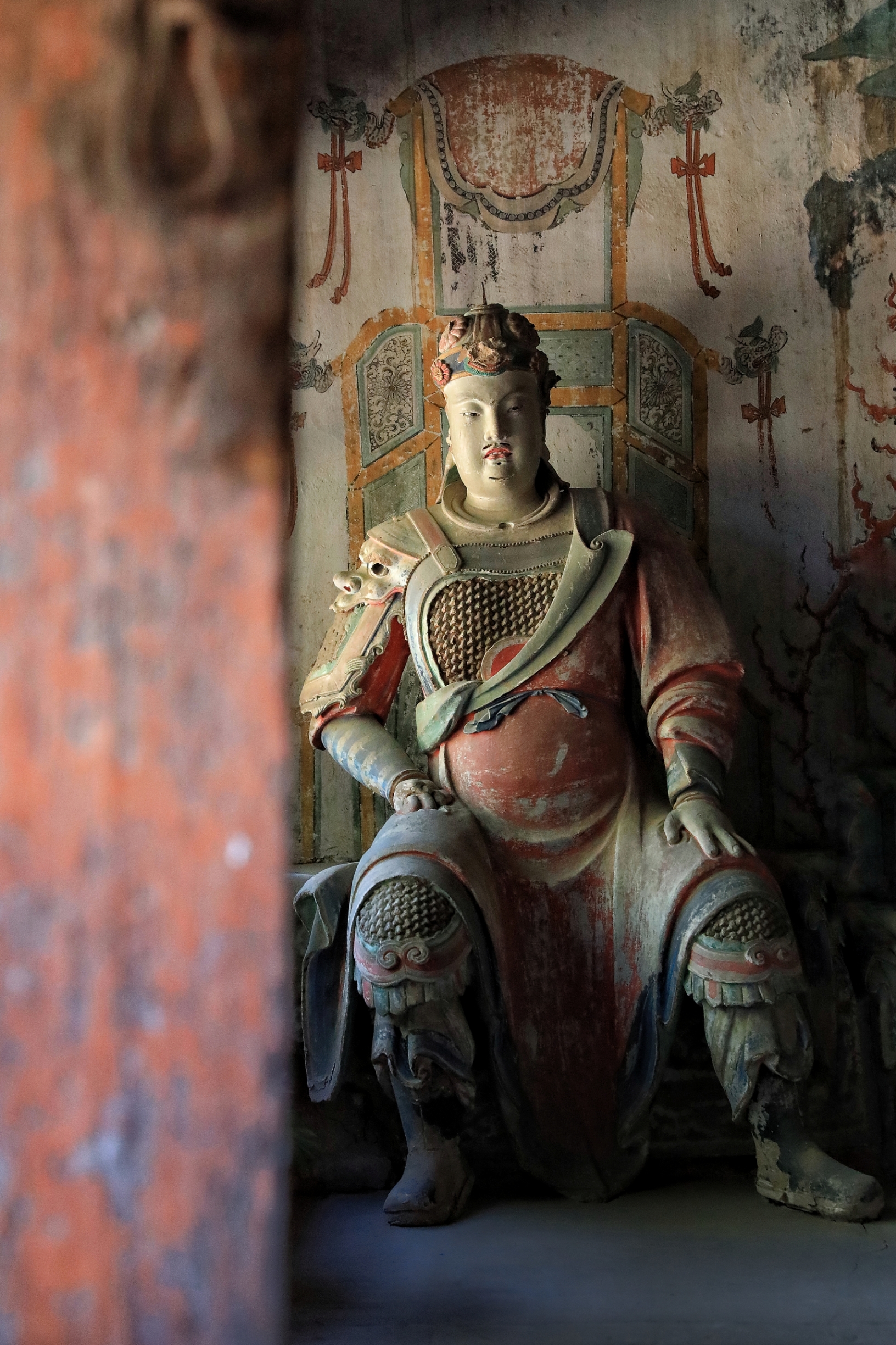 A scenic view of Xinzhou Yuanping Huiji Temple