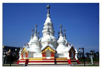A scenic view of Xishuangbanna Manfeilong Ta