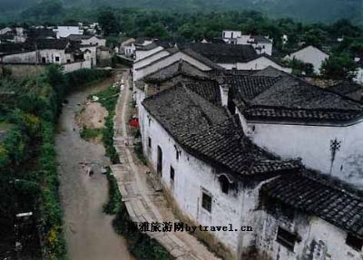 A scenic view of Xuancheng Jiangcun Gu Jianzhuqun