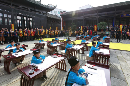 A scenic view of Xuancheng Jingde Wenmiao