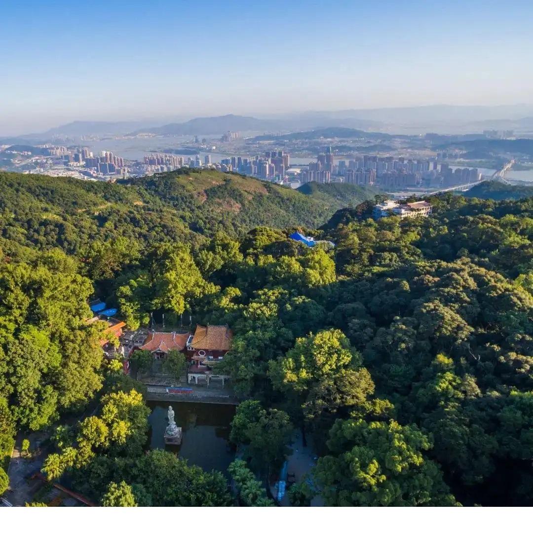 A scenic view of Xuancheng Maozhushan Guanshan Yizhi