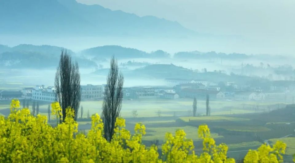 A scenic view of Xuancheng Shangzhuang Gu Jianzhuqun