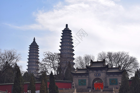 A scenic view of Xuchang Wenfengta