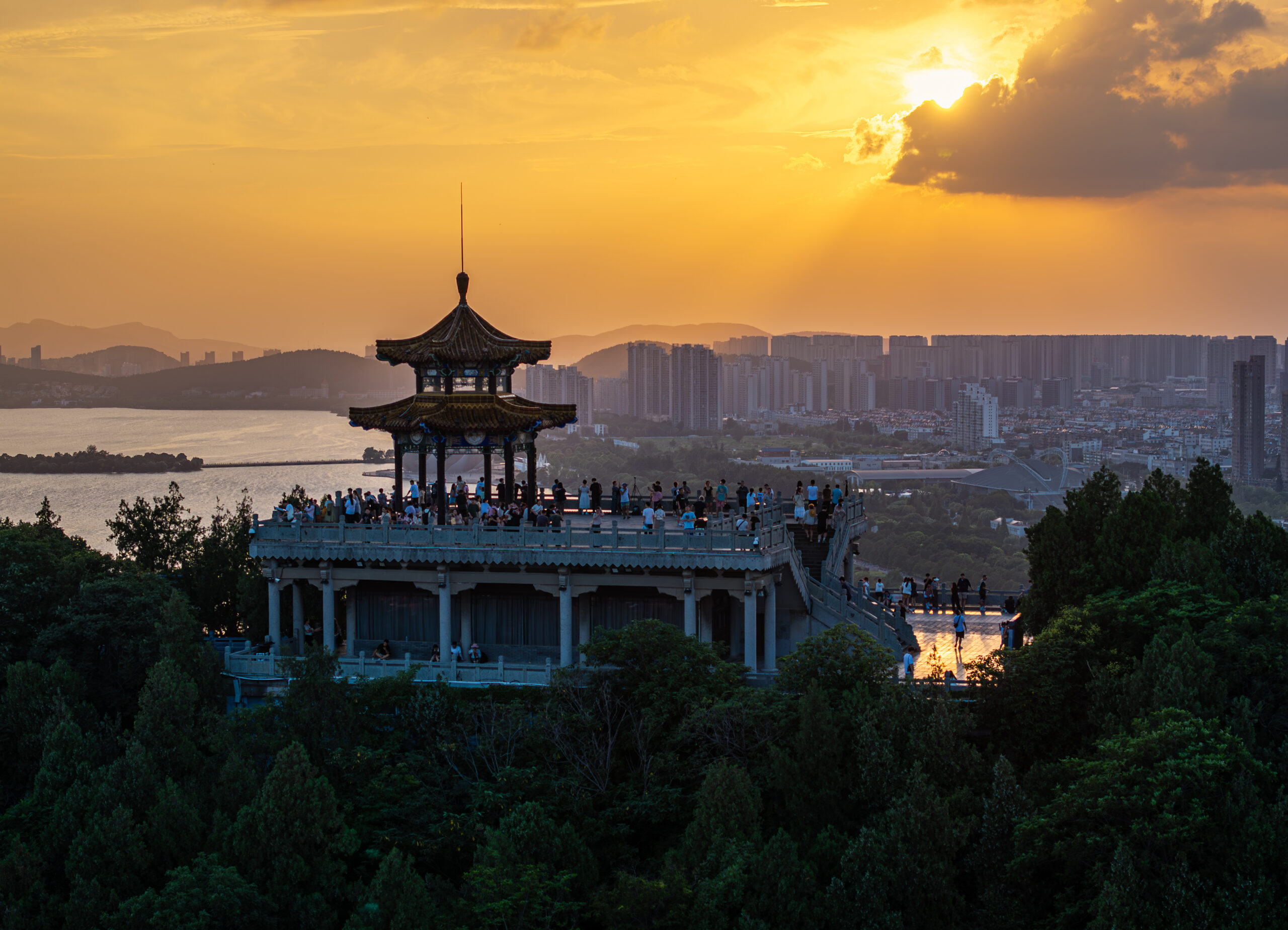A scenic view of Xuzhou Liulin Yizhi