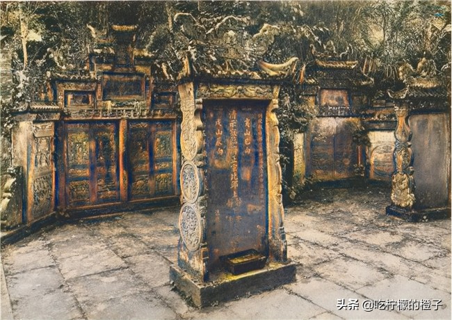 A scenic view of Yaan Qingdai Qingxi Gucheng Yizhi