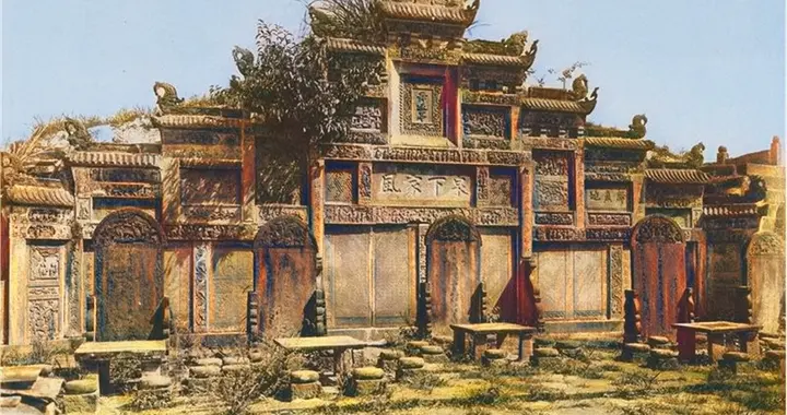 A scenic view of Yaan Qingdai Qingxi Gucheng Yizhi