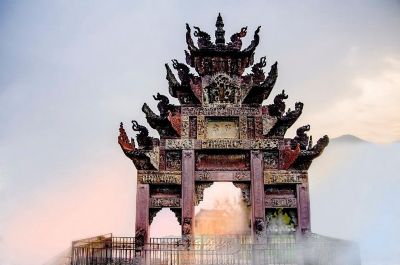 A scenic view of Yaan Yangquanmen Gudao Yizhi