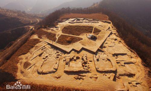 A scenic view of Yanan Lushanmao Site