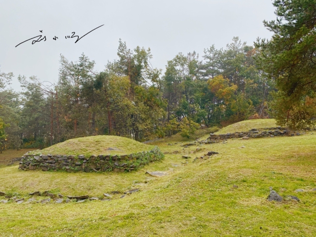 A scenic view of Yanbian Liudingshan Gumuqun