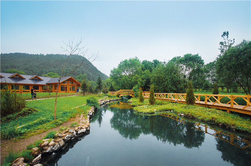 A scenic view of Yanbian Longtoushan Gumuqun