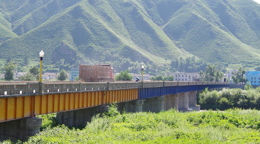 A scenic view of Yanbian Mopancun Shancheng