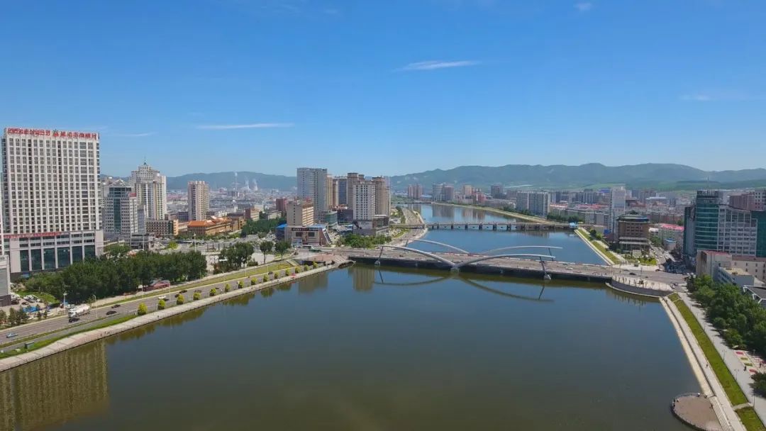 A scenic view of Yanbian Mopancun Shancheng