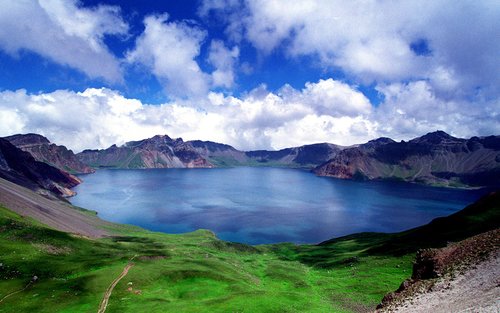 A scenic view of Yanbian Wentehebu Chengzhi Yu Peiyou Chengzhi
