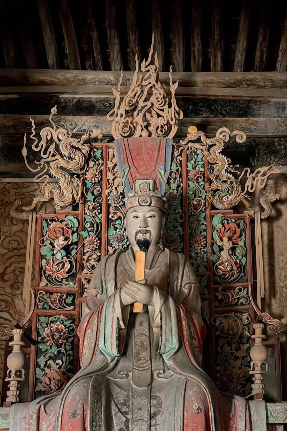 A scenic view of Yangquan Dawang Temple Yuxian