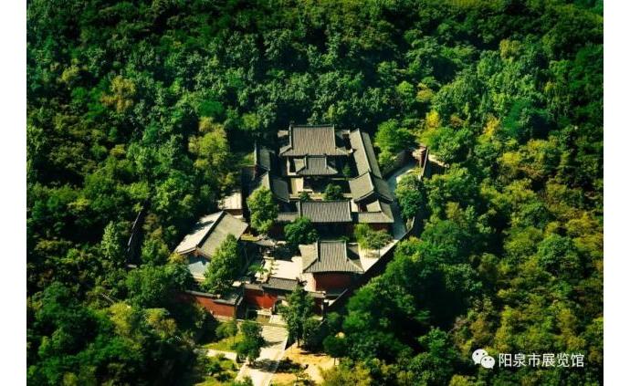 A scenic view of Yangquan Dawang Temple Yuxian