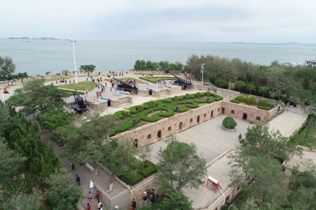 A scenic view of Yantai Xi Paotai