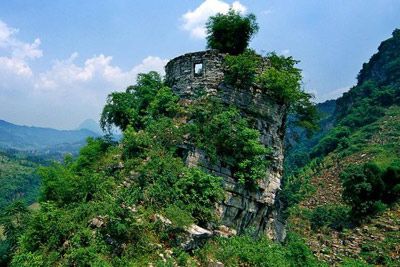 A scenic view of Yibin Aikou Shifang