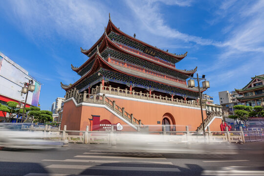 A scenic view of Yibin Daguanlou