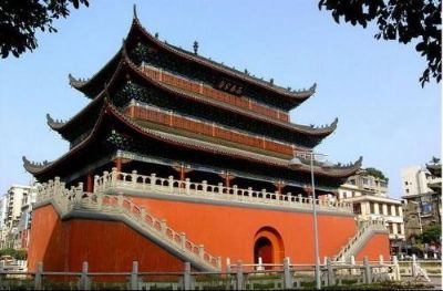 A scenic view of Yibin Daguanlou