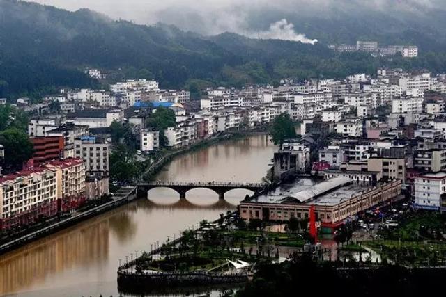 A scenic view of Yichun Laohudun Yizhi
