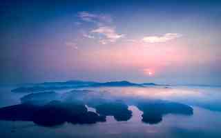 A scenic view of Yichun Mingshuiqiao