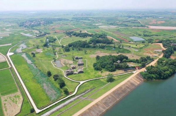 A scenic view of Yichun Wucheng Yizhi