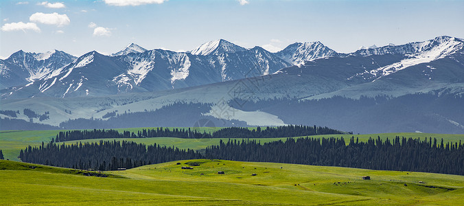 A scenic view of Yili Jingyuansi