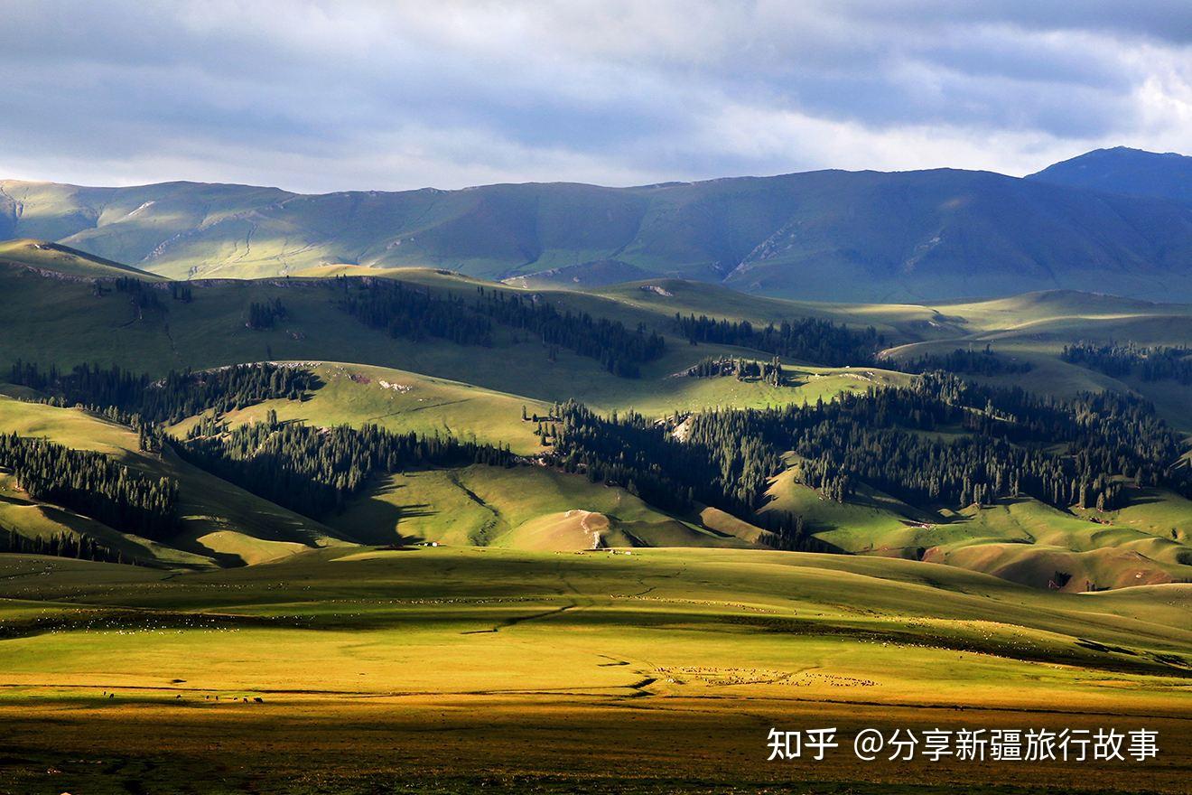 A scenic view of Yili Tuhuluke Tiemuerhan Mazha