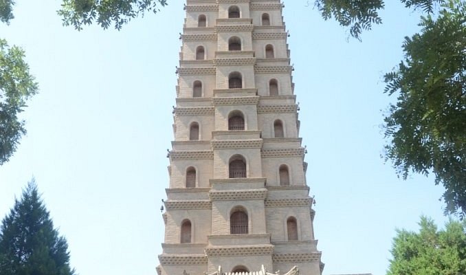 A scenic view of Yinchuan Haibaota