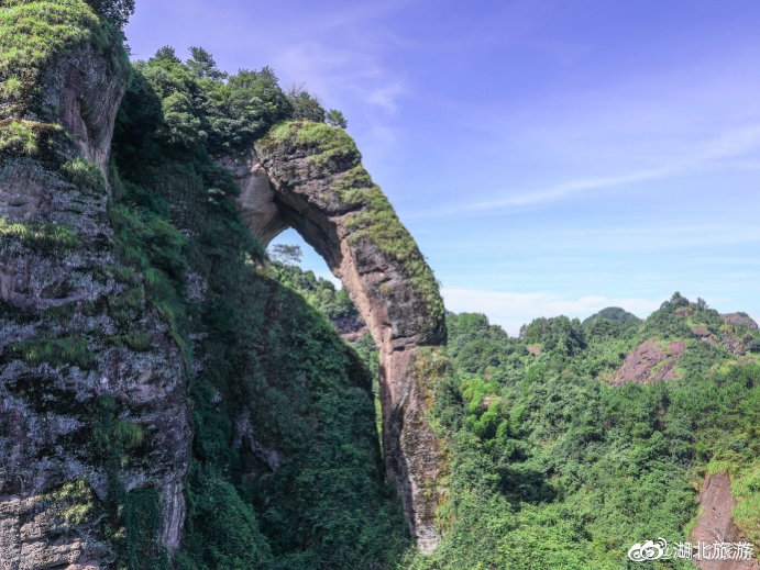 A scenic view of Yingtan Longhushan Gu Jianzhuqun