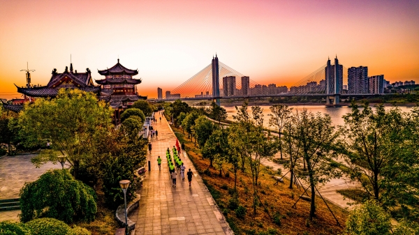 A scenic view of Yiyang Gucheng Yizhi