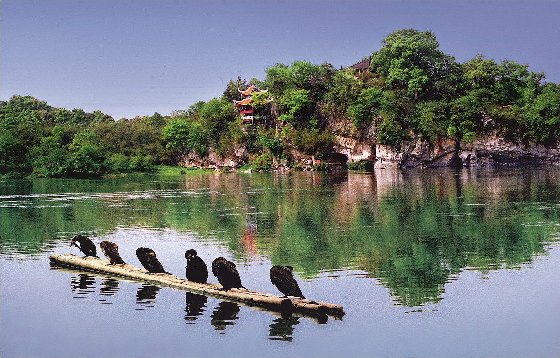 A scenic view of Yongzhou Chaoyangyan Shike