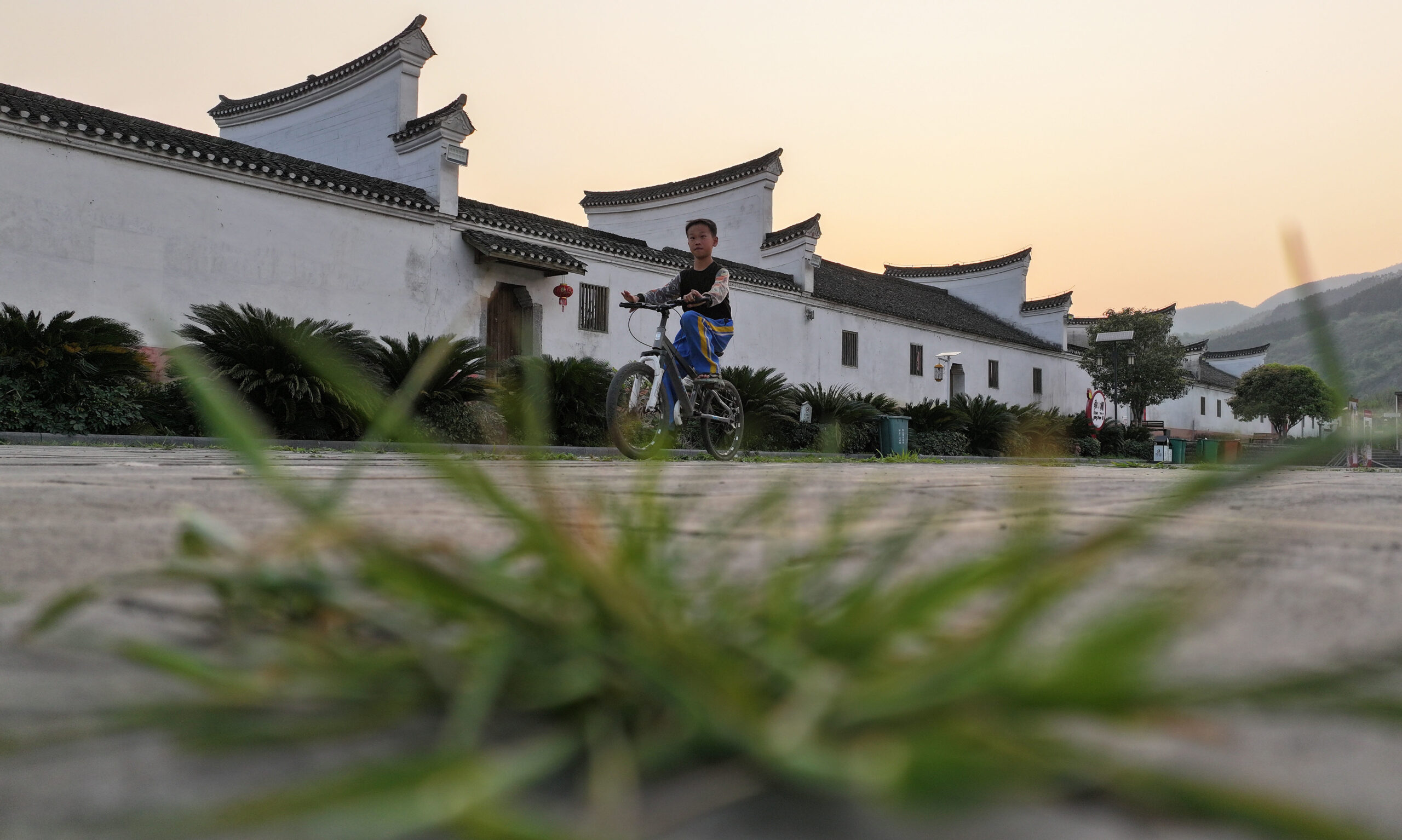 A scenic view of Yongzhou Jianyantou Zhoujia Dayuan Gujianzhuqun