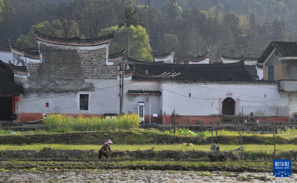 A scenic view of Yongzhou Jianyantou Zhoujia Dayuan Gujianzhuqun