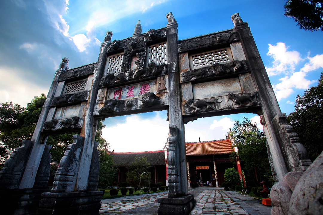 A scenic view of Yongzhou Ningyuan Wenmiao