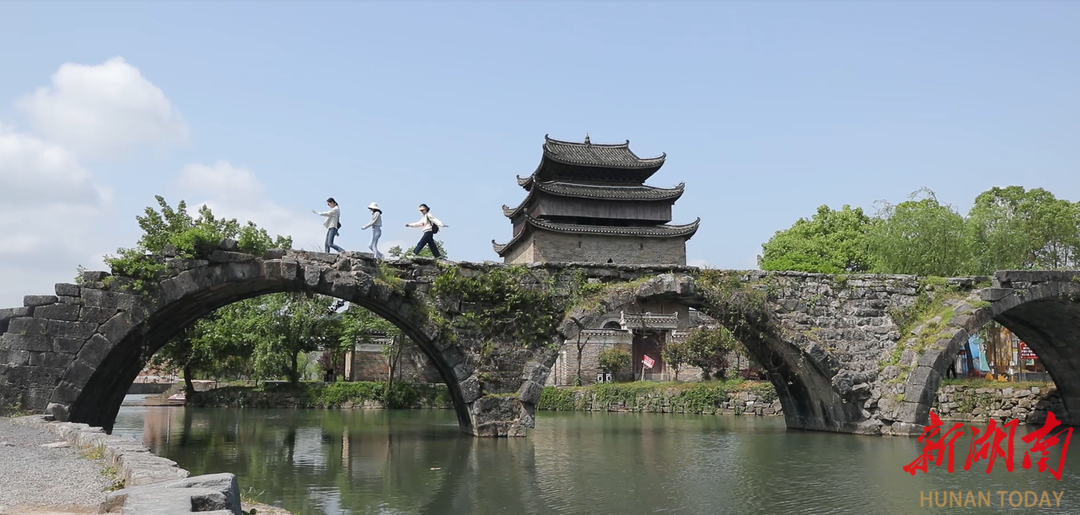 A scenic view of Yongzhou Shanggangtangcun Gujianzhuqun