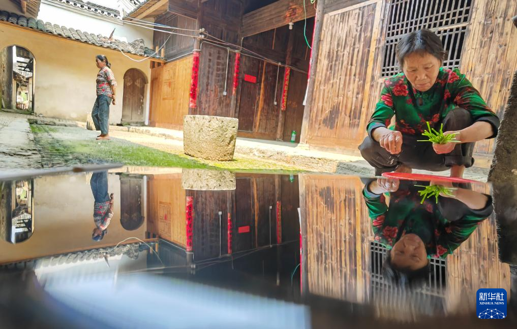 A scenic view of Yongzhou Shanmuqiao Hujia Dayuan
