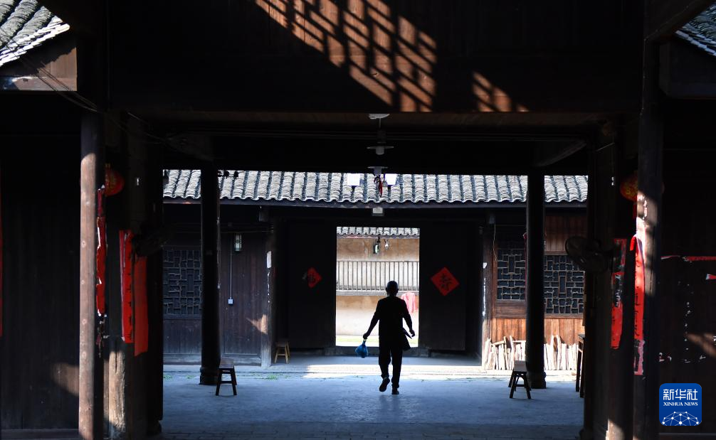 A scenic view of Yongzhou Shanmuqiao Hujia Dayuan