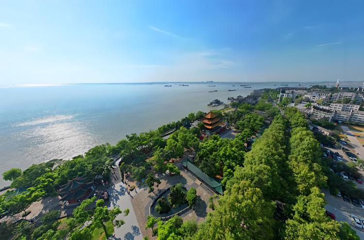 A scenic view of Yueyang Chegushan Yizhi