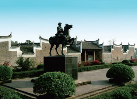 A scenic view of Yueyang Pingjiang Qiyi Jiuzhi