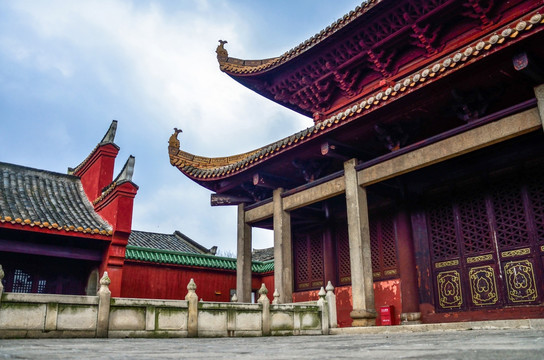 A scenic view of Yueyang Wenmiao